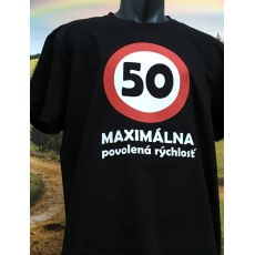Pánske tričko - Maximálna povolená rýchlosť