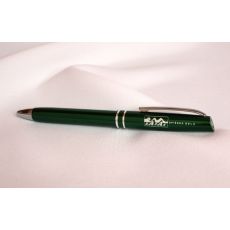 Kovové gravírované pero B6 - zelené