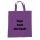 Plátená taška s krátkou rúčkou - fialová