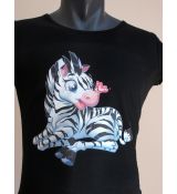 Dámske tričko - Zebra