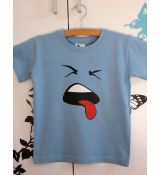 Detské tričko smajlík s vyplazeným jazykom