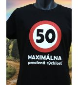 Dámske tričko - Maximálna povolená rýchlosť