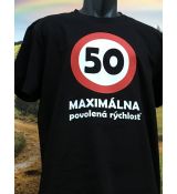 Pánske tričko - Maximálna povolená rýchlosť