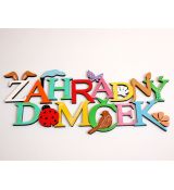 Vyrezávaný nápis - Záhradný domček