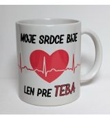 Hrnček Moje srdce bije len pre Teba