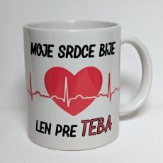 Hrnček Moje srdce bije len pre Teba