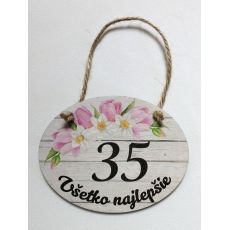 Tabuľka na fľašu - vzor 43