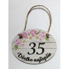 Tabuľka na fľašu - vzor 43